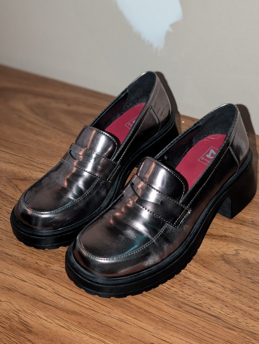 Dirty Laundry Chunky Heeled Loafers
